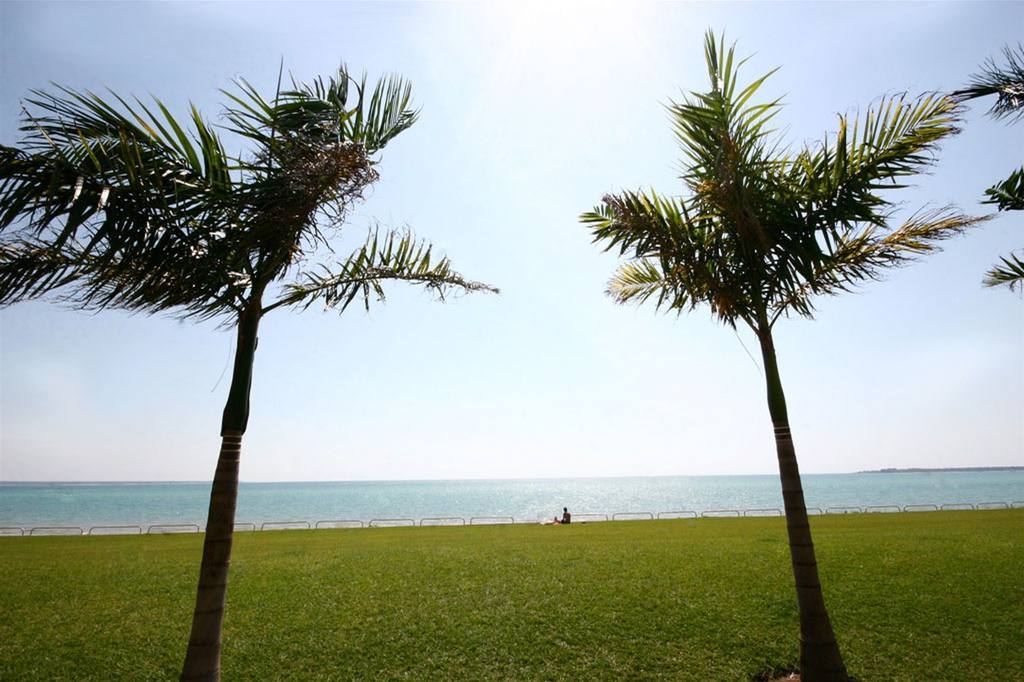 Quality Hotel Darwin Airport Facilities photo Palm trees at the beach